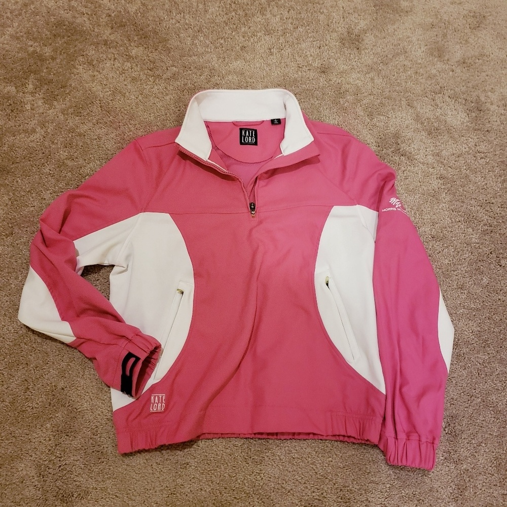 Kate Lord KX82 Vented 1/4 zip pullover Pink